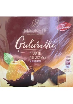 Желейные конфеты в шоколаде Magnetic Galaretki со вкусом груши, 460 г